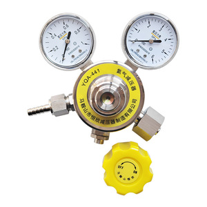 Suministro Directo de Fábrica, Reductores de Presión de Doble Manómetro de Acero Inoxidable 316, Válvulas Reductoras de Presión de Amoníaco YQA-441/YQA-401 - Product Image 5