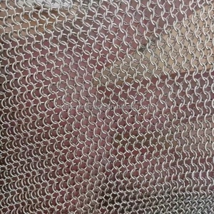 Thép không gỉ 316L màu vàng chainmail Vòng lưới cho rèm - Product Image 2