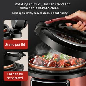 Cuisinière électrique de grande taille 8L, vente en gros, appareil électroménager, autocuiseur électrique, autocuiseur en acier inoxydable, utilisation domestique - Product Image 5
