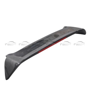 Carbon Fiber Rear Trunk Lip Tail Wings <b>Boot</b> Ducktail Roof Spoiler With LED for Honda Civic EP3 2001-2005 - Product Image 6
