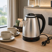 Bouilloire en acier inoxydable de 1500 W pour usage domestique et commercial