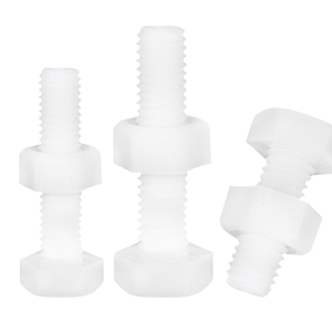 Juego de 2 Piezas de Pernos y Tuercas Hexagonales de Nailon de Alta Calidad M3-M12 con Conjuntos de Tuercas Grado 6 Nindejin - Product Image 3