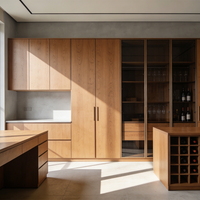 Contreplaqué mélaminé de 18 mm de qualité écologique E1 en bouleau, design moderne, pour meubles sur mesure de chambre et de maison entière