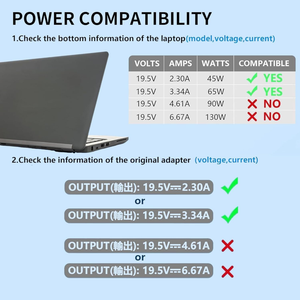 Cargador Adaptador para Portátil de 65W 19.5V 3.34A para Dell Latitude 5410 5510 7480 7490 E7450 3190 5480 5490 E5570 E7470 <span class=keywords><strong>E5470</strong></span> 7.4*5.0mm - Product Image 5