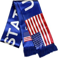 2026 Fabrikdirektverkauf Fußball-Fanschal Fansouvenir Hochauflösender Polyester Doppelseitiger Logodruck-Schal für Fußballspiele