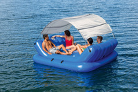 Grand île flottante pour fête aquatique