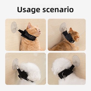 Collar de sujeción <span class=keywords><strong>para</strong></span> baño de gatos y <span class=keywords><strong>perros</strong></span>, de silicona, impermeable, plegable, con ventosa, manos libres, ajustable, soporte suave <span class=keywords><strong>para</strong></span> el cuello, <span class=keywords><strong>para</strong></span> ducha y baño - Product Image 4