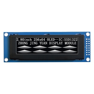 Módulo de pantalla OLED de un solo color de 2,8 pulgadas, 256*64, controlador SSD1322, compatible con comunicación en paralelo de 4 hilos SPI y 8 bits 68XX/80XX CHY - Product Image 2