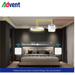 Solutions d'éclairage à commande à distance : interrupteurs muraux sans fil innovants et solutions d'interrupteurs cinétiques sans fil pour les bureaux - Product Image 3