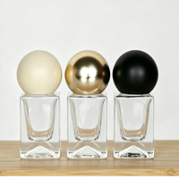 Flacon de parfum en verre transparent carré long avec bouchon argenté et pulvérisateur, tailles 10 ml, flacon à sertir – Vente en gros