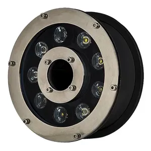 24V IP68 sommergibile lampada a LED 9W luce bianca fredda per decorazione fontana esterna