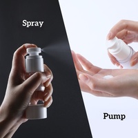 Flacon vide de luxe blanc AS sans air de 15ml, 30ml, 50ml, 80ml, 100ml, 120ml pour lotion, essence, liquide, flacon pompe à vide, flacon pulvérisateur