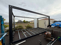 Kit d'installation de maison préfabriquée en conteneur à plancher en oxyde de magnésium pour projets de camping panoramique, de parcs de maisons mobiles et de stations de glamping