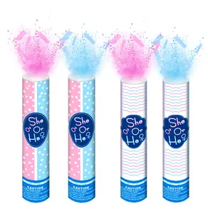 Factory Price Gender Reveal Confetti Cannon Confetti BalloonとHeart Shape Confetti