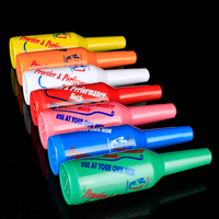 Bouteille de performance colorée incassable pour barman, en plastique ABS, accessoire de jonglage et d'acrobatie pour barman, Flybottle