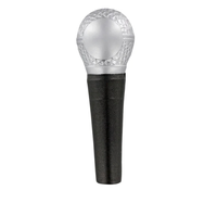 Balle anti-stress souple en forme de microphone pour enfants, jouets à presser, vente en gros, promotionnelle, en mousse PU, jouets anti-stress