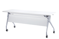 Table pliante contemporaine en aluminium avec roulettes, réponse rapide 24h, pour formation scolaire, grande salle de conférence et réunions combinées