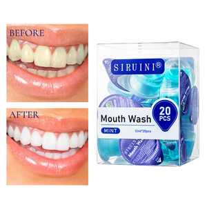 Hotel Amenity Fresh Breath Limpieza rápida Enfriamiento Menta Uso único Tamaño de viaje Cápsula portátil Jelly Cup Juego de enjuague bucal - Product Image 6