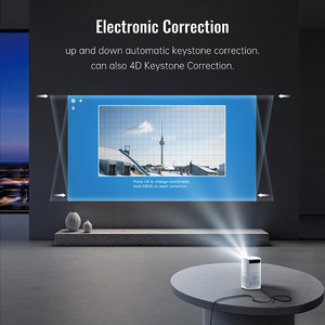 Proyector Portátil JAVODA H1P con Batería, 4K, Android 13, Cine en Casa, 150ANSI, 3D, Enfoque Electrónico de Tiro Corto, Personalizable - Product Image 4