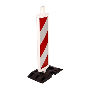 Señales de Seguridad para Estacionamientos de Alta Resistencia, Reflectantes en Rojo y Blanco, de Plástico para Carreteras, con Base de Goma, Suministro Directo de Fábrica - Product Image 2