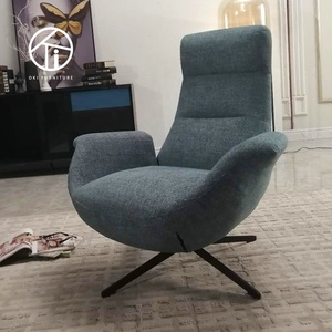 <span class=keywords><strong>Poltrona</strong></span> Moderna Italiana con <span class=keywords><strong>Schienale</strong></span> <span class=keywords><strong>Alto</strong></span> in Velluto, Sedia Imbottita con Struttura in Metallo per Soggiorno - Product Image 3