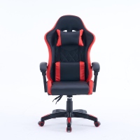 Offre Spéciale chaise de jeu classique la moins chère Chaise de jeu en cuir PU rouge noir avec taux de retour d'achat élevé