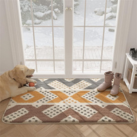 Tapis d'entrée antidérapants lavables, tapis absorbants pour le sol, tapis d'entrée pour la porte d'entrée de la maison