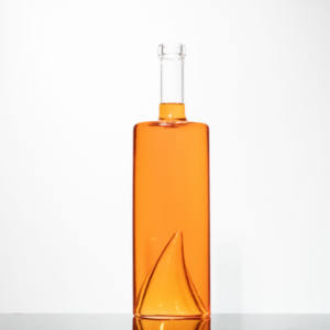 500ml 700ml 750ml Carré Clair Large Bouche Super Flint Personnalisé Spiritueux Liqueur Whisky Gin <span class=keywords><strong>Rhum</strong></span> Vodka Bouteille En Verre Pour Liqueur - Product Image 2