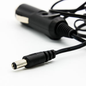 Горячая распродажа, 12 В, медная Автомобильная прикуриватель с разъемом постоянного тока 3,5 мм с кабелем - Product Image 2