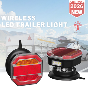 Kits d'éclairage LED <span class=keywords><strong>sans</strong></span> <span class=keywords><strong>fil</strong></span> pour remorques avec base magnétique améliorée pour remorques, camions et camping-cars - Product Image 1