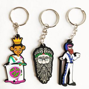 Custom Soft Plastic Pvc Key Holder <b>Personalized</b> logo 2d 3d Shaped Pvc <b>Keychains</b> - Product Image 5