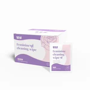 Einzel packung reine natürliche Kräuter Bio-Reinigung Vaginal Intim pflege Damen hygiene tücher