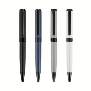 23 Wholesale Letian Promotional Logo Custom <b>Pens</b> Ballpoint <b>Pen</b> Metal Black/Blue Ink for <b>Men</b> Professional Office Use - Product Image 1