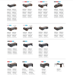 Venta directa de fábrica Mesa de oficina ejecutiva simple 1,2 m Escritorio de gerente pequeño moderno - Product Image 6