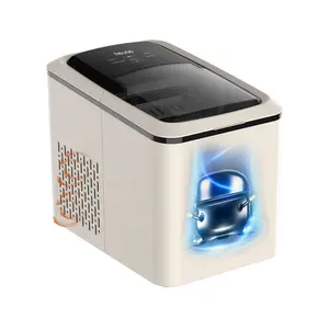 Portable Mini Ice Maker 2 Size Ice Cubes Self-Cleaning Touch Control Ice Making Machine Home Use Party 12kg Household