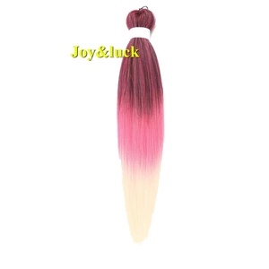 Extensions per <span class=keywords><strong>Capelli</strong></span> Pre-Stirati EZ Braid Ombre di Alta Qualità per Donne, Estensioni per Trecce EZ, <span class=keywords><strong>Capelli</strong></span> Lisci Yaki - Product Image 5