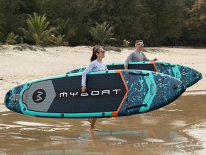 Myboat Chất lượng cao <span class=keywords><strong>Racing</strong></span> ván lướt sóng 11'6''x34''x6'' câu cá paddles padel đứng lên bảng Inflatable mái chèo <span class=keywords><strong>SUP</strong></span> Hội Đồng Quản trị với chỗ ngồi - Product Image 1