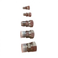 Adaptateur hydraulique droit en acier au carbone et acier inoxydable à performance stable, joint d'étanchéité haute performance