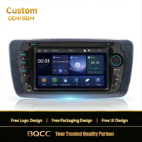 Autoradio Android BQCC 7 pouces avec écran Carplay, lecteur multimédia MP5, Mirrorlink, RDS, BT, FM, GPS, autoradio pour Seat Ibiza 2009-2013