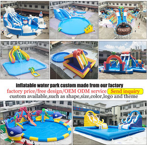 Mini tobogán acuático inflable comercial para niños <span class=keywords><strong>de</strong></span> interior y exterior con piscinas, juguete <span class=keywords><strong>de</strong></span> pelota <span class=keywords><strong>de</strong></span> natación, <span class=keywords><strong>Parque</strong></span> Acuático - Product Image 4