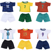 MSYO Ensemble de vêtements pour poupée de 18 pouces, maillot de football, convient aux poupées américaines garçon et fille, coffret cadeau