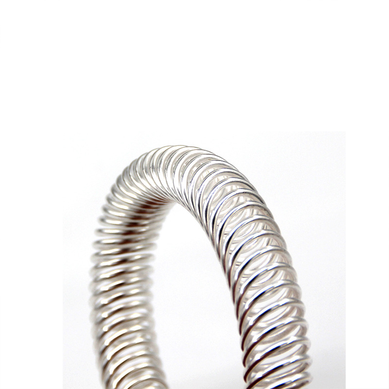 Anillo De Flujo Mágico 3D De Acero Inoxidable – Resorte Cinético Iridescente, Juguete Anti Estrés Y Sensorial Para Niños Y Adultos, Efecto Arcoíris