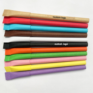 Bolígrafo de Papel Kraft de Color Personalizado, Ecológico, Reciclado, de Cartón para Promoción - Product Image 1