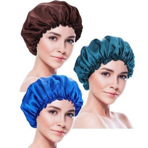 <span class=keywords><strong>Bonnet</strong></span> de nuit en satin uni pour femme, <span class=keywords><strong>bonnet</strong></span> <span class=keywords><strong>chimio</strong></span> en satin, <span class=keywords><strong>bonnet</strong></span> de douche en satin, <span class=keywords><strong>bonnet</strong></span> de bain pour femme – Offre spéciale - Product Image 1