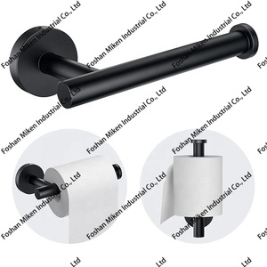 <span class=keywords><strong>Porte</strong></span>-rouleau de <span class=keywords><strong>papier</strong></span> <span class=keywords><strong>toilette</strong></span> mural en acier inoxydable chromé poli, base épaissie, pour salle de bain - Product Image 2