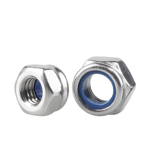 Colección de Tuercas Hexagonales Autoblocantes de Acero Inoxidable 304 y 316, Tuerca Imperial Antiaflojamiento con Rosca Fina Inversa - Product Image 4