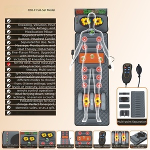 Tapis de massage corporel complet Z, très populaire, avec chaleur et fonction Shiatsu pour le dos, idéal pour la relaxation à domicile et la vente en gros - Product Image 5