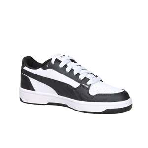 Sneakers Puma per Bambini e Ragazzi, Bianche e Nere, Stile Basket - Product Image 6