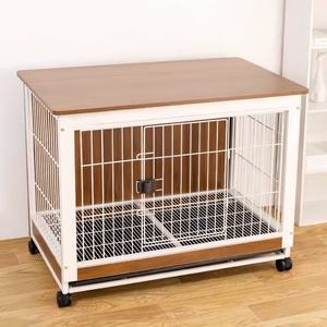 Nichoir pour chien extra large et robuste en bois, cage pour animaux de compagnie, niche pour chien de style vintage, meuble pour chien avec plateau amovible - Product Image 2