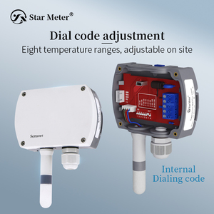 แผ่นยึดยืดหยุ่นได้สำหรับติดตั้งที่ปรับอุณหภูมิและความชื้น CWS19จอแสดงผล LCD backlit ODM - Product Image 3